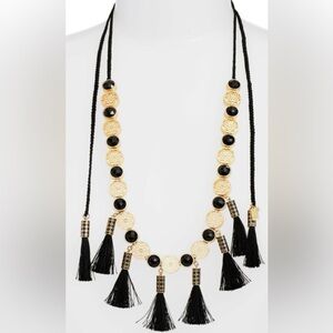 Kate Spade Elegant Gold and Black Necklace